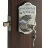 Lockey E Digital Keyless Electronic Deadbolt Door Lock Satin Nickel